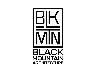 Black Mountain Architecture Brand branding design logo