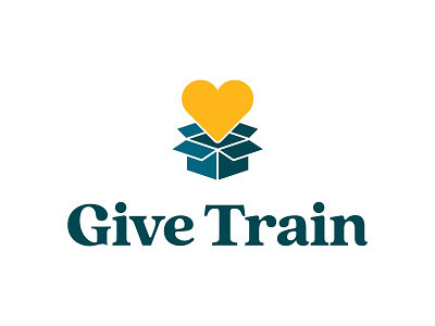 Give Train Logo branding design logo