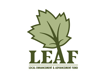LEAF Logo branding design logo
