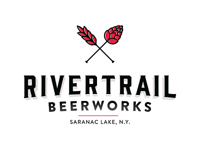 RiverTrail Beerworks Branding beer branding design logo