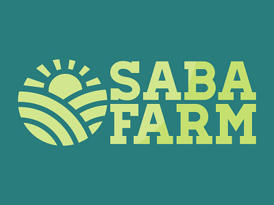 Saba Farm Logo branding design logo