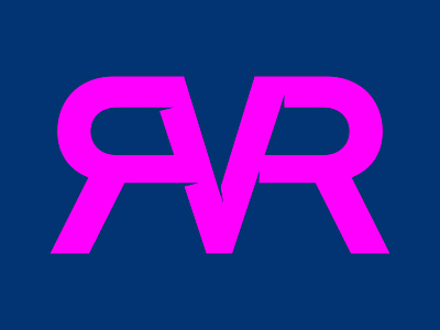 RVR Monogram apparel branding design logo