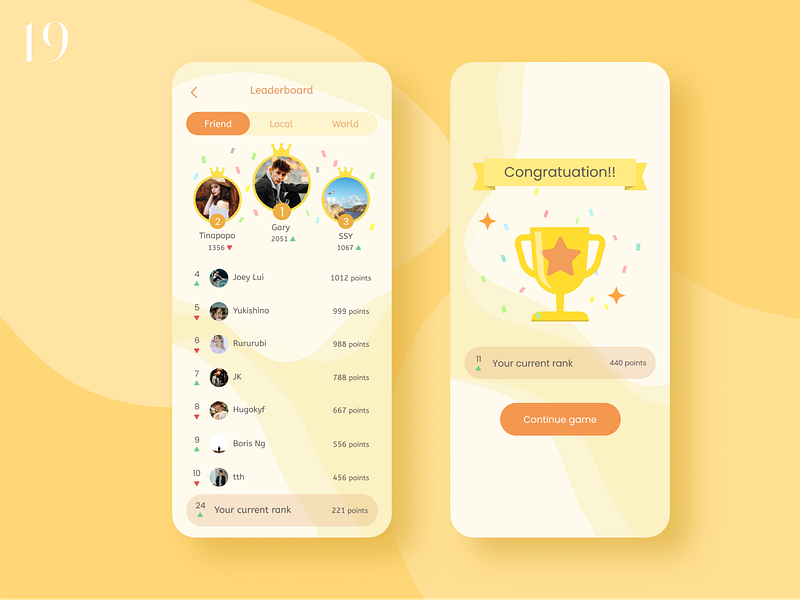 Game Leaderboard designs, themes, templates and downloadable graphic ...