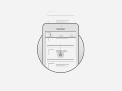 What I do #3 - User Interfaces gray interface mobile sketch ui