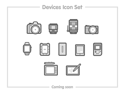 Devices Iconset apple watch camera cintiq compact devices dslr gameboy icon kindle lacie lens wacom
