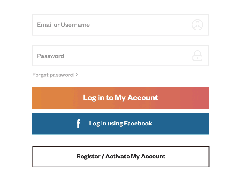 Log in and forgot password!