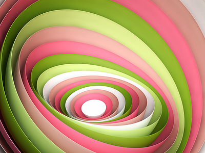 Procedural Layers 3d abstract c4d cgi colorful creative maya minimalist procedural vray