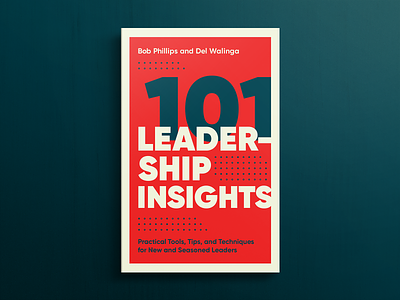 101 Leadership Insights book book cover cover leadership print typography