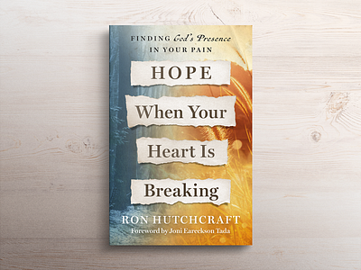 Hope When Your Heart is Breaking — Book Cover book book cover cover design grief