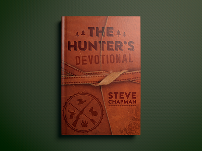 The Hunter's Devotional - Book Cover Design book cover hardcover hunting outdoors