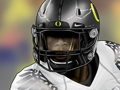 Oregon Football Illustration