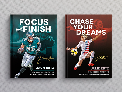 Zach & Julie Ertz Book Covers book cover football soccer sports