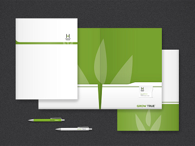 Presentation Folder branding collateral folder