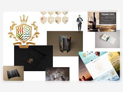 222 Tours - Moodboard 4 elements brand branding butler elements flyer flyer artwork flyer design gold golden illustration letters logo logodesign logotipe mood board moodboard moodboards