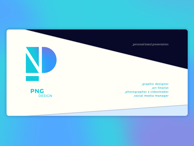 _personal brand presentation animation brandidentity brandpresentation color in moviment colors degrade gif gradient graphic design logo ai logodesign monogram