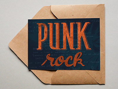 Punk Envelope envelopes handlettering punk