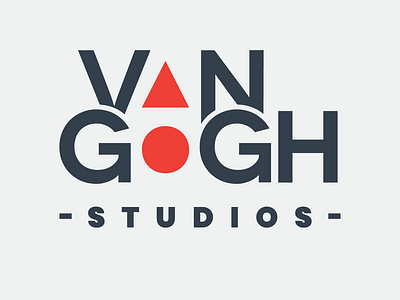 Logo Van Gogh Studios lettering logo music