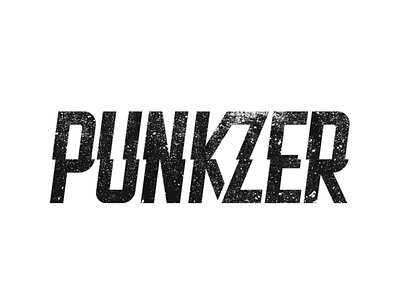 PunkZer lettering logo photoshop punk