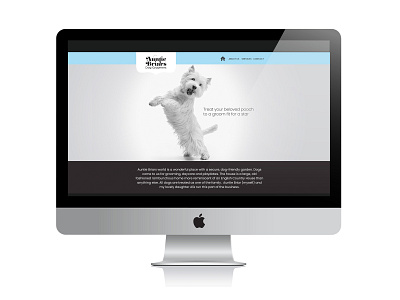 Auntie Briars Dog Grooming branding & website brand design branding design graphic design logo ui