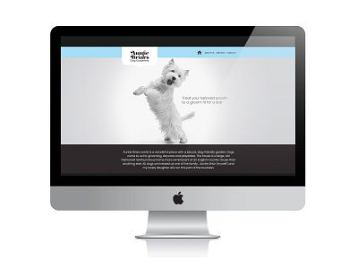 Auntie Briars Dog Grooming branding & website