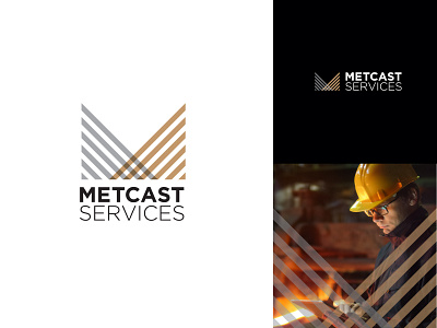 Metcast Services Branding brand design branding design graphic design identity logo vector