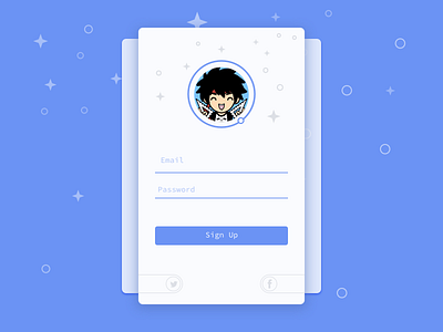 001 Sign Up 001 dailyui sign up