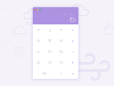 004 Calculator 004 calculator dailyui weather