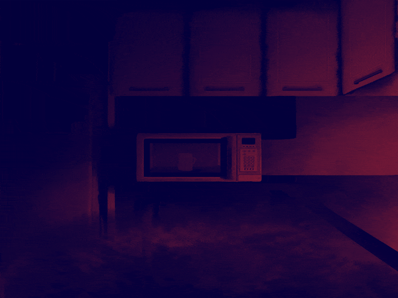 Milk at Night animatedgif digitalart gradient japan japanese kitchen loneliness microwave milk night vendingmachine