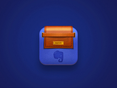 Pencil box icon app blue box design icon ios iphone logo material pencil quality