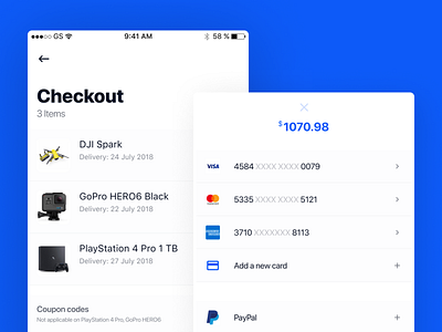 Checkout Visual Exploration checkout clean design ecommerce material design minimal mobile mobile app mobiledesign payment ui whitespace