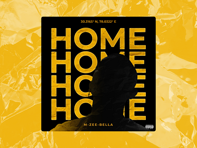 HOME - ALBUM POSTER album cover art divine emiwaybantai graphic design mzeebella photoshop song poster