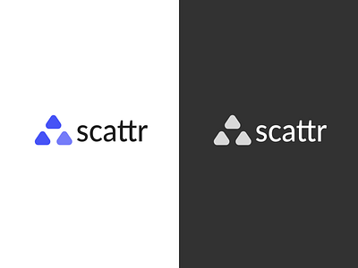 Brand : Scattr logo branding logo scattr
