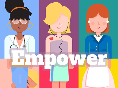 Empowered Women Empower Women illustration women womensday