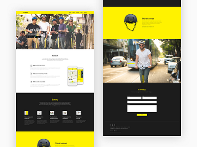 Site for RIDE electric scooters design desktop design electric scooter form field landing page mobile responsive ui ui designer ux web design website