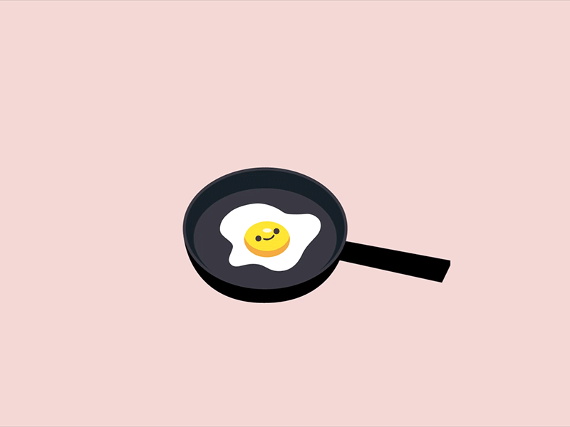 Happy egg animation
