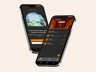 Smart Poultry Mobile App app design ui ui design uiux design user interface