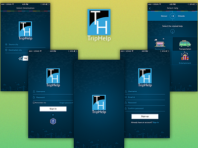 Triphelp travel app travel app screen travel help app trip help app trip suggestion app