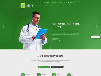 Medical Website billing software doctors medical practice record registry reporting reporting software