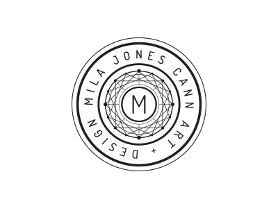 My new logo! badge black and white branding geometric logo sacred geometry