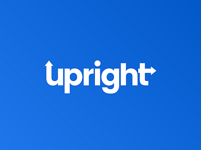 Upright Web Logo Concept