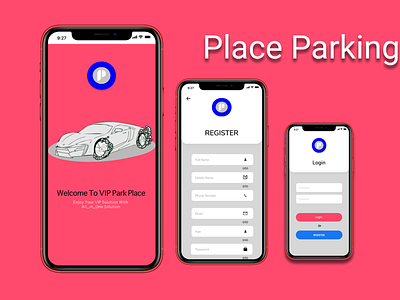Place Parking design By Amir official app design ui ux