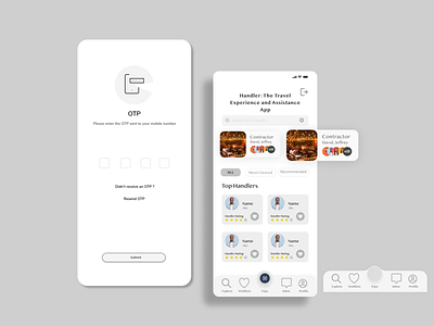 Handler Ui Kit adobedesign app branddesign dashboard dashboard design design figma figmadesign graphic design otp smipledesign ui uiux uiuxdesign ux
