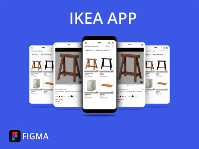 IKEA APP app design figma graphic design mockups shoppingapp uidesign uikit uitemplates ux