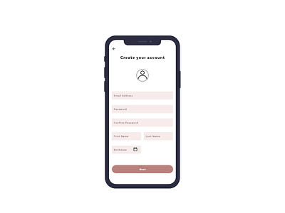 DailyUI - Sign up Page app dailyui design graphic design mobile sign up social media ui user interface vector