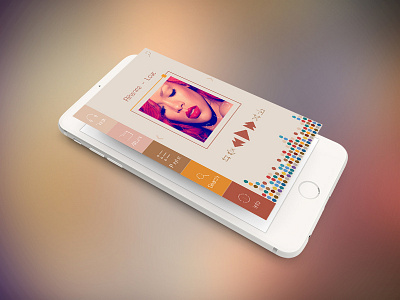 Music app concept app design iphone mobile mockup music player ui ux
