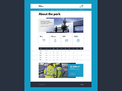 Warehouse website blue magazine map park spedition transport warehourse