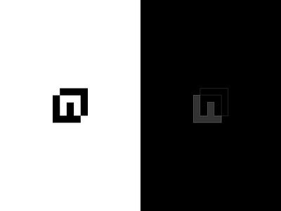 Formann Loyt - FL - logo black logo minimal pixel simple square white