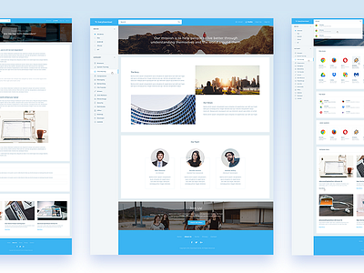 Download website - part 2 blue clean download firefox homepage light little modular modules shadow sketch website