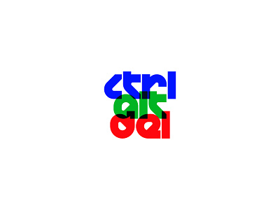 typography alt ctrl del design graphic design logo logotype reboot reset type typo typography vector