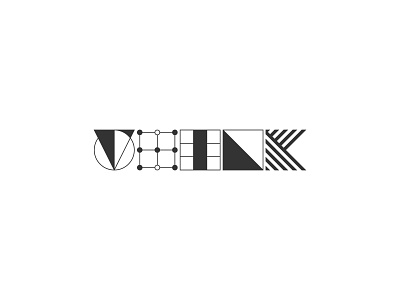 typography design graphic design logo logotype puzzle think typo typography vector
